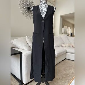 Zara Black Sleeveless Trench Coat USA S EUR S MEX 26